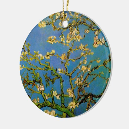Blossoming Almond Tree door Vincent van Gogh Keramisch Ornament (Links)