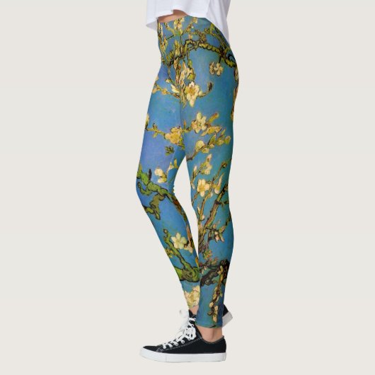 Blossoming Almond Tree door Vincent van Gogh Leggings (Links)