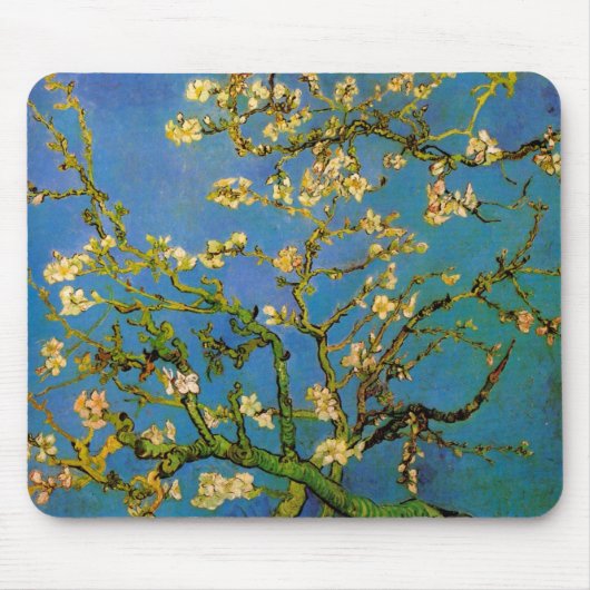 Blossoming Almond Tree door Vincent van Gogh Muismat (Voorkant)