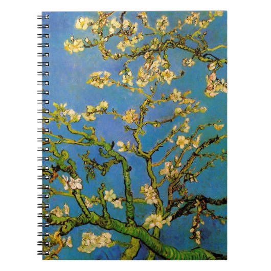 Blossoming Almond Tree door Vincent van Gogh Notitieboek (Voorkant)