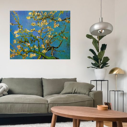 Blossoming Almond Tree door Vincent van Gogh Poster