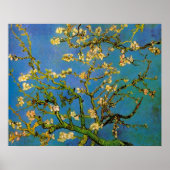 Blossoming Almond Tree door Vincent van Gogh Poster (Voorkant)