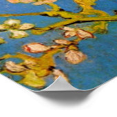 Blossoming Almond Tree door Vincent van Gogh Poster (Hoek)