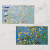 Blossoming Almond Tree door Vincent van Gogh Visitekaartje (Voorkant / Achterkant)