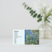 Blossoming Almond Tree door Vincent van Gogh Visitekaartje (Staand voorkant)