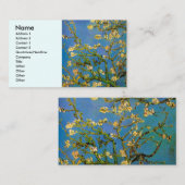 Blossoming Almond Tree door Vincent van Gogh Visitekaartje (Voorkant / Achterkant)