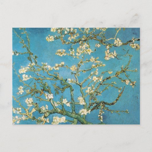 Blossoming Almond Tree Vincent van Gogh Briefkaart (Voorkant)