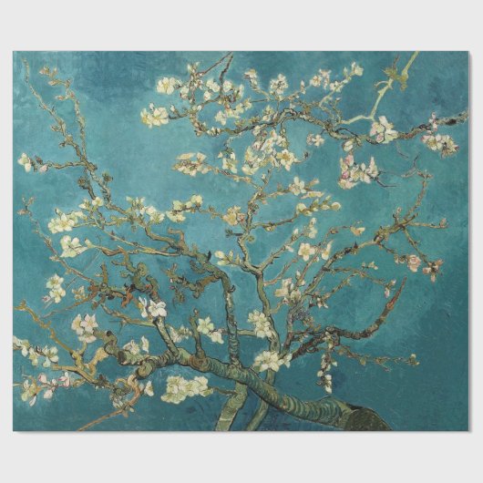 Blossoming Almond Tree, Vincent van Gogh Cadeaupapier (Vlak)