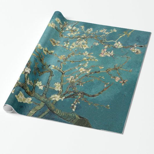 Blossoming Almond Tree, Vincent van Gogh Cadeaupapier (Uitgerold)