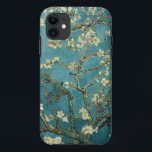 Blossoming Almond Tree, Vincent van Gogh. iPhone 11 Hoesje<br><div class="desc">Blossoming Almond Tree, Vincent van Gogh. Bekende indrukwekkende kunst, 1890. schilderij van florale olie.</div>