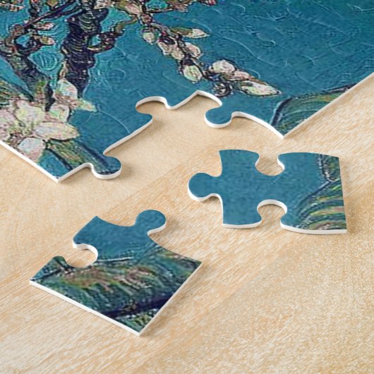 Blossoming Almond Tree Vincent van Gogh Legpuzzel (Zijkant)