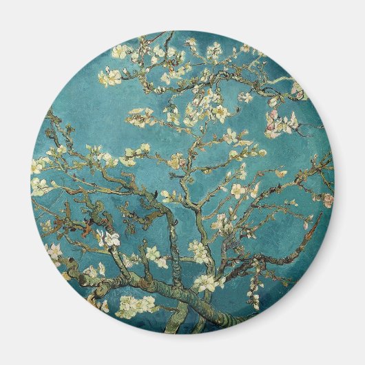 Blossoming Almond Tree, Vincent van Gogh. Magneet (Voorkant)