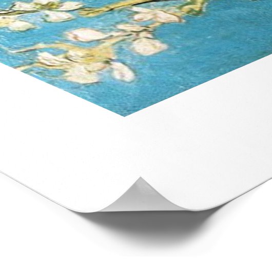 Blossoming Almond Tree Vincent van Gogh Poster (Hoek)