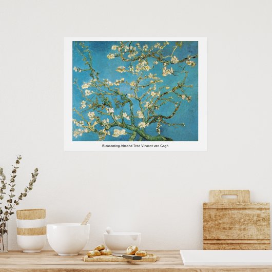 Blossoming Almond Tree Vincent van Gogh Poster (Keuken)
