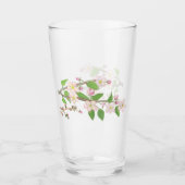 Blossoming Apple Tree Illustration Glas (Voorkant)