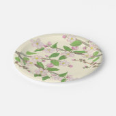 Blossoming Apple Tree Illustration Papieren Bordje (Gekanteld)