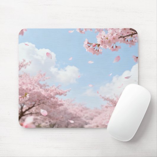 Blossoming Cherry Mouse Pad Muismat (Met muis)