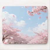 Blossoming Cherry Mouse Pad Muismat (Voorkant)