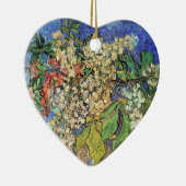 Blossoming Chestnut Branches Vincent van Gogh. Keramisch Ornament (Rechts)