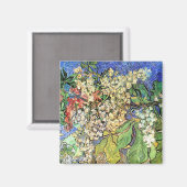 Blossoming Chestnut Branches Vincent Van Gogh Magneet (Voorkant / Achterkant)