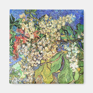 Blossoming Chestnut Branches Vincent Van Gogh Magneet