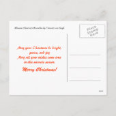 Blossoming Chestnuts Branches, Van Gogh. Feestdagenkaart (Achterkant)