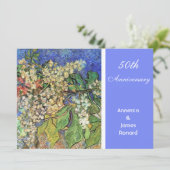 Blossoming Chestnuts Branches, Van Gogh. Kaart (Staand voorkant)