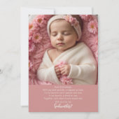 Blossoming Dreams - Een zoete peettante voorstel Kaart (Voorkant)