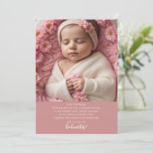 Blossoming Dreams - Een zoete peettante voorstel Kaart (Staand voorkant)