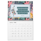 Blossoming Faith Abstracte Bloemenkalender Kalender (Jan 2026)