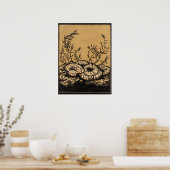 Blossoming Flowers Poster (Keuken)