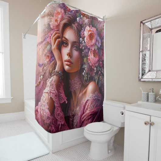 Blossoming Grace Douchegordijn (In situ)