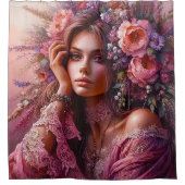 Blossoming Grace Douchegordijn (Voorkant)