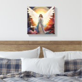 Blossoming Hope meisje Canvas Afdruk (Insitu (Slaapkamer))