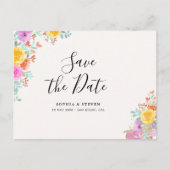 Blossoming Love – A Spring Floral Wedding Briefkaart (Voorkant)