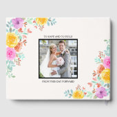 Blossoming Love – A Spring Floral Wedding Gastenboek (Achterkant)