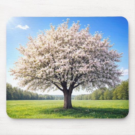 Blossoming Spring Apple Tree Muismat (Voorkant)