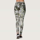 Blossoming van de kersenboom leggings (Achterkant)