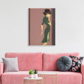 Blossoming Youth No.7 Canvas Afdruk (Insitu (Woonkamer))