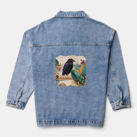 BlossomRaven im Dschungel Denim Jacket (Achterkant)