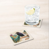 BlossomRaven im Dschungel Kartonnen Onderzetters (Insitu)