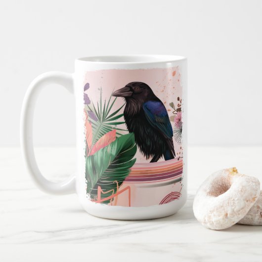 BlossomRaven in Tropical Garden Koffiemok (Met donut)