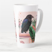 BlossomRaven in Tropical Garden Latte Mok (Rechterhoek)
