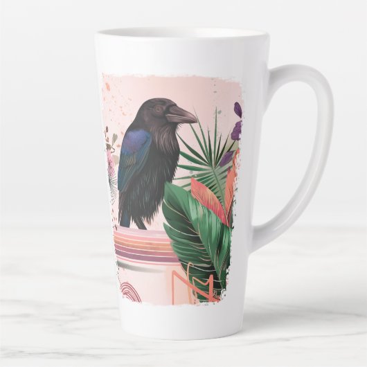 BlossomRaven in Tropical Garden Latte Mok (Rechts)