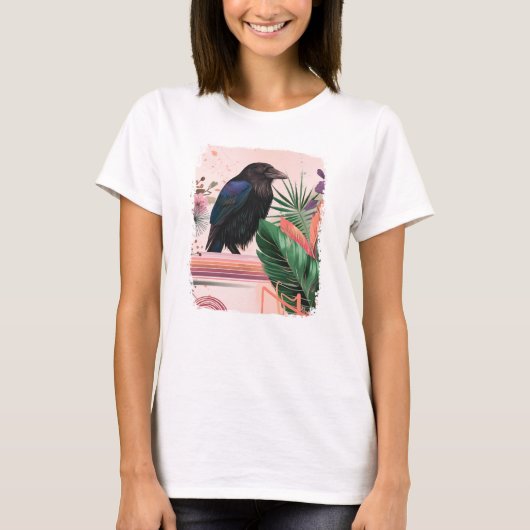 BlossomRaven in Tropical Garden T-shirt (Voorkant)