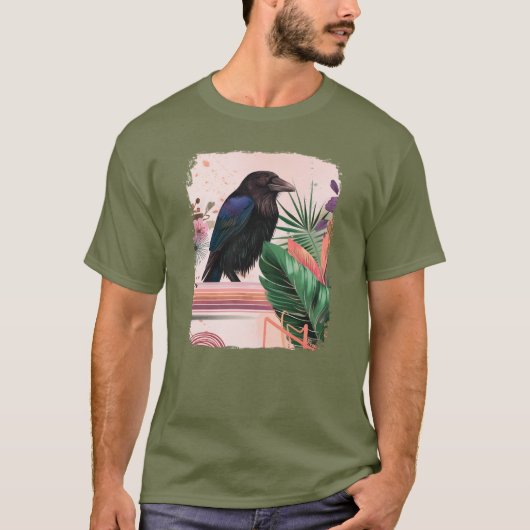 BlossomRaven in Tropical Garden T-shirt (Voorkant)