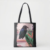 BlossomRaven in Tropical Garden Tote Bag (Voorkant)