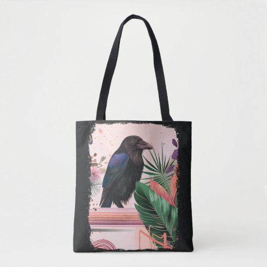 BlossomRaven in Tropical Garden Tote Bag (Voorkant)