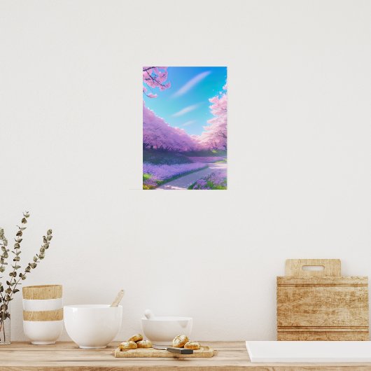 Blossomroute Poster (Keuken)