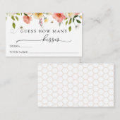 Blossoms and Bees Guess How Many Kisses  Informatiekaartje (Voorkant / Achterkant)
